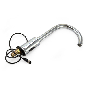 Moderno rubinetto lavello da cucina a manico singolo sensore di spegnimento automatico a foro singolo installazione funzione elettrica di lusso - Product Image 5