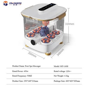 Meiyang Shiatsu Foot Spa Masajeador de baño con calor Profundo Pies automáticos Remojo Bañera con rodillos de masaje de pedicura - Product Image 2