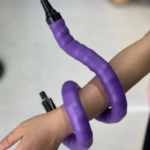 ด้ามจับโค้งมนแบบนุ่มมือ อลูมิเนียมซิลิโคน ใช้งานง่าย ปลดปล่อยมือของคุณ สำหรับสูบชิชา พร้อมปลายด้ามจับ - Product Image 5