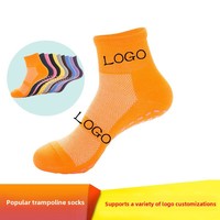 Chaussettes de sport d'été pour hommes, de marque, à compression, logo brodé personnalisé, qualité supérieure, tricot fines avec grip