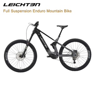 Vélo de montagne électrique à suspension intégrale avec cadre en carbone léger, moteur central 250W/500W, batterie 720Wh, 11 vitesses, autonomie de 60 km, TR06 Carbon Electri - Product Image 4
