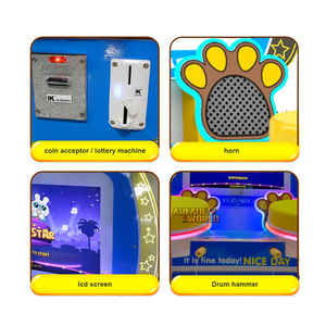 Machine de jeu électronique de loterie musicale à tambour pour enfants Little Drum Star 3ème génération, à monnayeur, avec écran LED - Product Image 3
