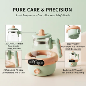 Nouvelle Bouilloire Électrique Thermostatique 5-en-<span class=keywords><strong>1</strong></span> pour Préparation de Lait Maternisé, Tendance 2026, Affichage Numérique Multifonction, 1200ml, Sans BPA - Product Image 4