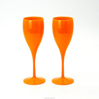 Cadeaux promotionnels Flûtes à champagne en plastique acrylique de 16 oz Verres à vin Gobelets en plastique réutilisables 480 ml