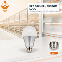 Lámpara LED Regulable para Ganado MUYE WUP E27 48V, Bombilla para Aves de Corral de 5/7/9W, para Cría de Pollos y Cerdos, Compatible con Regulador de Intensidad de 0-10V
