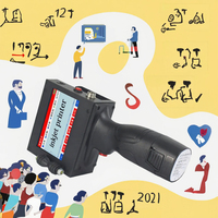 Nouvelle imprimante à jet d'encre portable avec cartouche d'encre jaune pour l'impression de logos, de codes QR, de codes-barres et de gobelets en papier