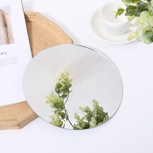 Gương Kính Phẳng Tự Làm Trang Trí Đám Cưới Bất Đối Xứng Gương Tròn Nhỏ Trang Điểm Học Sinh - Product Image 2