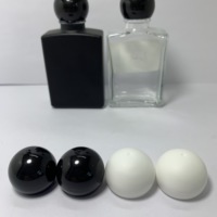 Bouchon à vis en forme de boule de couleur mate de 20 mm pour flacon de parfum