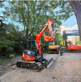 Mini-excavatrice d'occasion Hitachi ZX50 à Shanghai à vendre, d'origine japonaise, hydraulique, sur chenilles, petite excavatrice d'occasion - Product Image 5