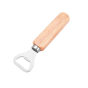 Wooden Handle Bottle Opener Beer Soda Can Opener Kitchen Gadget - Product Image 2