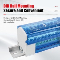Jdhh — boîte de connecteurs de barre en cuivre et Rail Din, bornes de protection, 50 pièces, haute qualité, jh8215