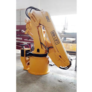 Chinesische Fabrik Schiffs kran 5 Tonnen <span class=keywords><strong>Marine</strong></span> Deck Kran Boot Heb ekrane - Product Image 6