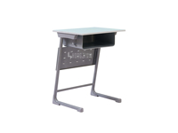 Chaise de bureau d'école à hauteur réglable 30 ans d'expérience Table d'étude double avec matière plastique flexible Qualité assurée