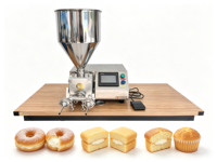 Nouvelle machine automatique de remplissage de pâtisserie ZD200-C en stock usine, injecteur de pâte haute précision pour la décoration de boulangerie, pain et cheesecake