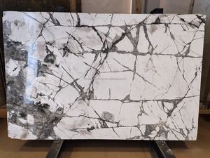 Kỳ lạ sang trọng concordia trắng đá vô hình màu xám đá cẩm thạch tấm đánh bóng bàn bếp cho bồn rửa nhà khách sạn trang trí - Product Image 4