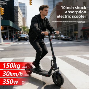 สกู๊ตเตอร์อะลูมิเนียมไร้แปรงถ่าน 350W 30กม./ชม. แบตเตอรี่ 9Ah ดิสก์เบรก กันน้ำ ระบบกันสะเทือนหน้า โรงงานผลิตโดยตรง BY-414 BY-414 - Product Image 1
