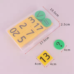<span class=keywords><strong>Formation</strong></span> à la pensée Capacité mathématique Aide à l'enseignement 32 pièces Cartes numériques et 8 pièces Symboles d'opération Aide à l'enseignement - Product Image 2