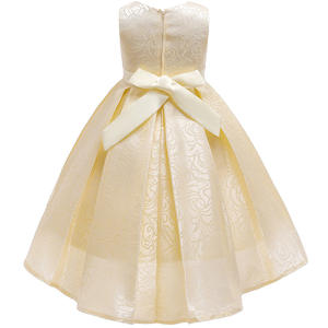 Robe de Soirée Imprimée pour Bébé Fille avec Nœud Papillon Style Princesse – Vente en Gros pour Enfants et Demoiselles d'honneur - Product Image 5