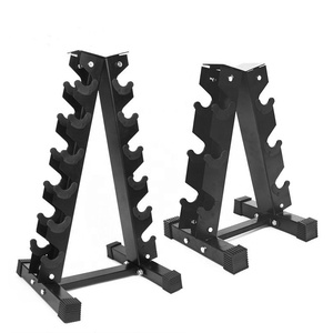 Support de rangement de haute qualité pour entraînement Commercial, équipement d'entraînement Fitness, Logo personnalisé, ensemble <span class=keywords><strong>Vertical</strong></span> de 6 paires de porte-haltères - Product Image 3