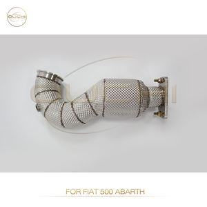 Tubo de escape OUCHI para Fiat 500 <span class=keywords><strong>Abarth</strong></span> con piezas de rendimiento automático Cat, sistema de escape, accesorios para coche - Product Image 3