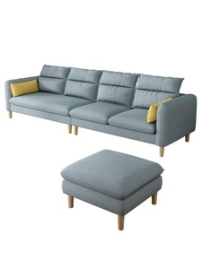 आधुनिक न्यूनतम nordic प्रौद्योगिकी कपड़े छोटे अपार्टमेंट एकल सीट आर्थिक अपार्टमेंट किराये सोफा - Product Image 6