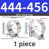 Collier de serrage robuste en acier galvanisé épaissi de style européen, finition galvanisée couleur, mesure en pouces, pour machines