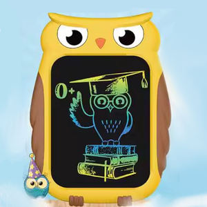 Mini tablette d'écriture d'art éducatif Tablette de <span class=keywords><strong>dessin</strong></span> effaçable de 8.5 pouces Tableau d'écriture numérique en forme d'animal Jouets éducatifs - Product Image 4