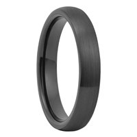 Bagues de couple en tungstène noir 2mm 4mm 6mm 8mm