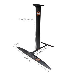 โรงงาน OEM เชี่ยวชาญด้านฟอยล์คาร์บอนเต็มรูปแบบ GY1051 915 ตารางเซนติเมตร SUP ไฮโดรฟอยล์ อีฟอยล์ วิงปั๊ม เซิร์ฟ ไคท์เซิร์ฟ GY1051 คุณสมบัติโรงงาน OEM - Product Image 1