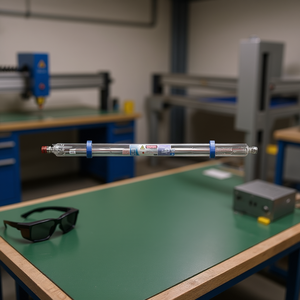 Tube laser CO2 série H, 2 têtes, refroidi par eau, onde continue, niveau de sécurité élevé pour la gravure sur acrylique, usage commercial - Product Image 2