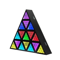 Projecteur matriciel triangulaire vintage LED RGBW DMX512 XY pour concerts, mariages, événements, DJ et éclairage de scène