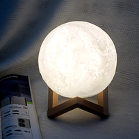 Télécommande pour Enceinte sans Fil 5.0 Lampe Lune LED RGB Veilleuse Alimentée par Batterie Machine à Bruit Blanc pour Bébé en Plastique