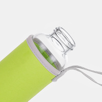Bouteille isotherme portable personnalisée de 300 ml et 500 ml, anti-fuite, sans BPA, compatible lave-vaisselle, avec manchon en verre et logo personnalisé