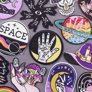 Patch brodé en gros, broderie 3D personnalisée, patchs thermocollants pour chapeaux et vêtements - Product Image 1