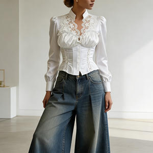 Blusa SWEET BABE con Cuello en V, Manga Larga, Corte Ajustado, Transpirable, de Spandex/Poliéster para Mujer, Ideal para Fiestas - Product Image 6