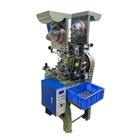 Machine d'assemblage de rivet d'alimentation automatique de commutateur électrique à grande vitesse JZ-9710 pour rivet creux et à capuchon unique