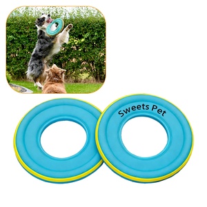 Produttore all'ingrosso cane interattivo all'aperto disco volante morso giocattoli per animali domestici durevole masticare animali domestici gioco di addestramento per animali domestici giocattolo per cani - Product Image 1