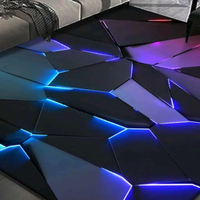 Grand tapis de jeu 3D pour gamer, tapis de sol pour les garçons, décoration de la maison, antidérapant, facile à nettoyer, durable et amusant, tapis décoratif