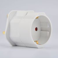 Convertisseur Big Power UK vers EU, adaptateur de prise de conversion de tourisme HK Ireland UAE adaptateur de prise de voyage avec FUSE