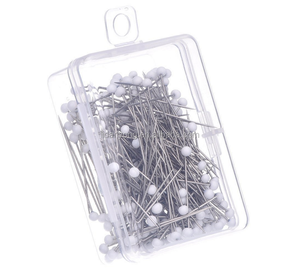 1000 pièces aiguilles à coudre 38mm épingles à tête sphérique en verre vêtements bijoux pièces décoration florale - Product Image 4