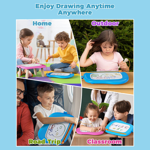 Tablero de dibujo magnético para niños y niñas, juguete para hacer garabatos, para niños pequeños - Product Image 6