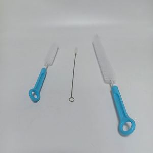<b>Bottle</b> Cleaning <b>Brush</b> Set Bamboo and Plastic Handle Long Handle <b>Bottle</b> Cleaner for Washing Sport <b>Bottles</b> Baby <b>Bottle</b> - Product Image 5