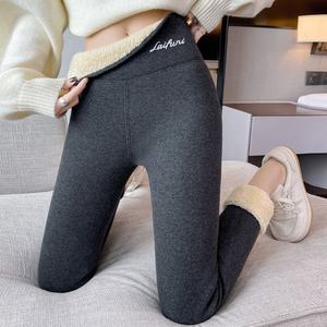 Groothandel Super Dikke Warme Sherpa Fleece Gevoerde Leggings Winter Pluche Thermische Leggings voor Dames - Product Image 2