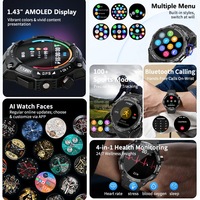 VVS Smartwatch Herren Sport GPS Fitness Tracker wasserdicht, Herzfrequenz, BT-Anruf, OEM, niedrige MOQ