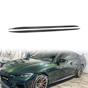 Carbon Fiber G22 G23 Side Skirts Extension for BMW 4 Series G22 G23 M SPORT 2-Door 2021 2022 M440i - Product Image 1