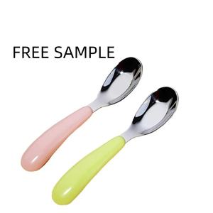 316 acier inoxydable de qualité alimentaire coloré PP poignée bébé alimentation soupe cuillère couverts pour enfants enfants - Product Image 1