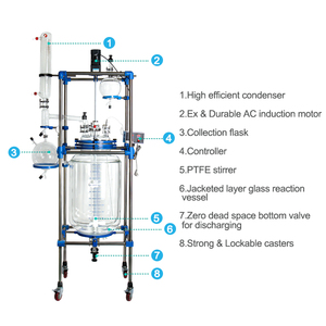 Glass Reactor with High-Quality Glass Coating for Scratch Resistance - Product Image 5