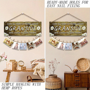 Decoraciones para la fiesta del Día de San Valentín en stock, clips de madera para colgar fotos, letreros colgantes de madera para el hogar y adornos colgantes. - Product Image 3