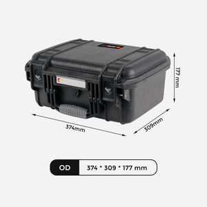 Maleta de Ferramentas Personalizável de 30cm à Prova d'Água para Barbeiros com Suporte OEM - Product Image 2