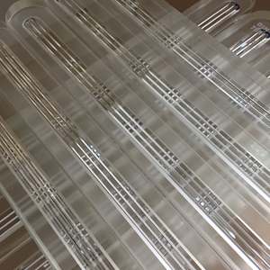 A9/B9 Jauge de niveau transparente en verre trempé Verre de chaudière de haute précision - Product Image 6